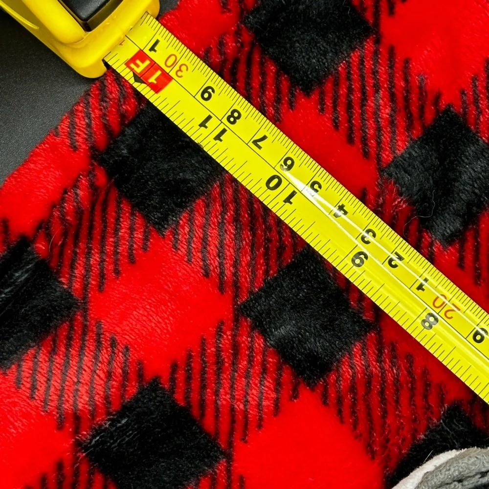 Hudson Baby HB Christmas Penguin‎ Red Buffalo Plaid Baby Security Blanket Lovey